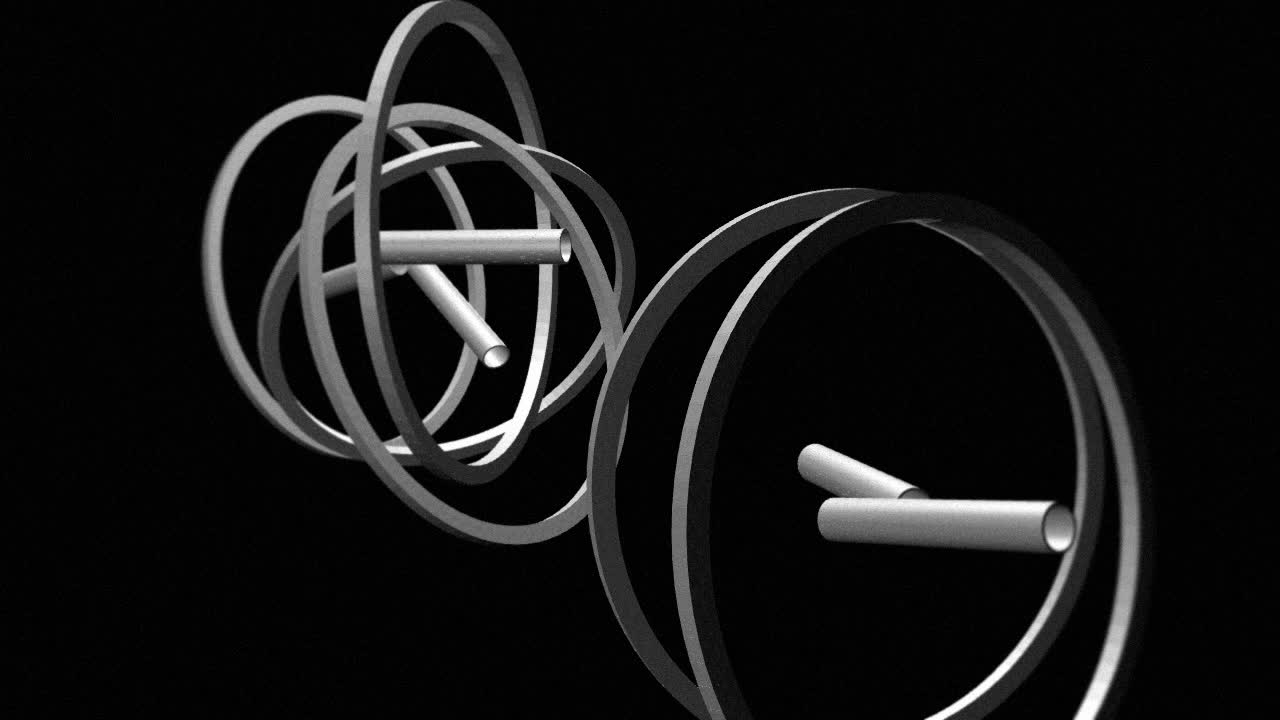 Generative visual still from the Cycle performance